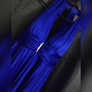 Betsy & Adam Royal Blue Dress